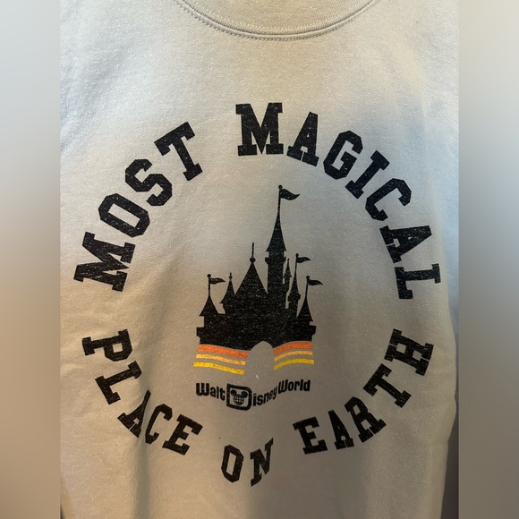 Walt Disney World Blue Castle Sweatshirt - Most Magical Place on Earth | XXL - Picture 2 of 3